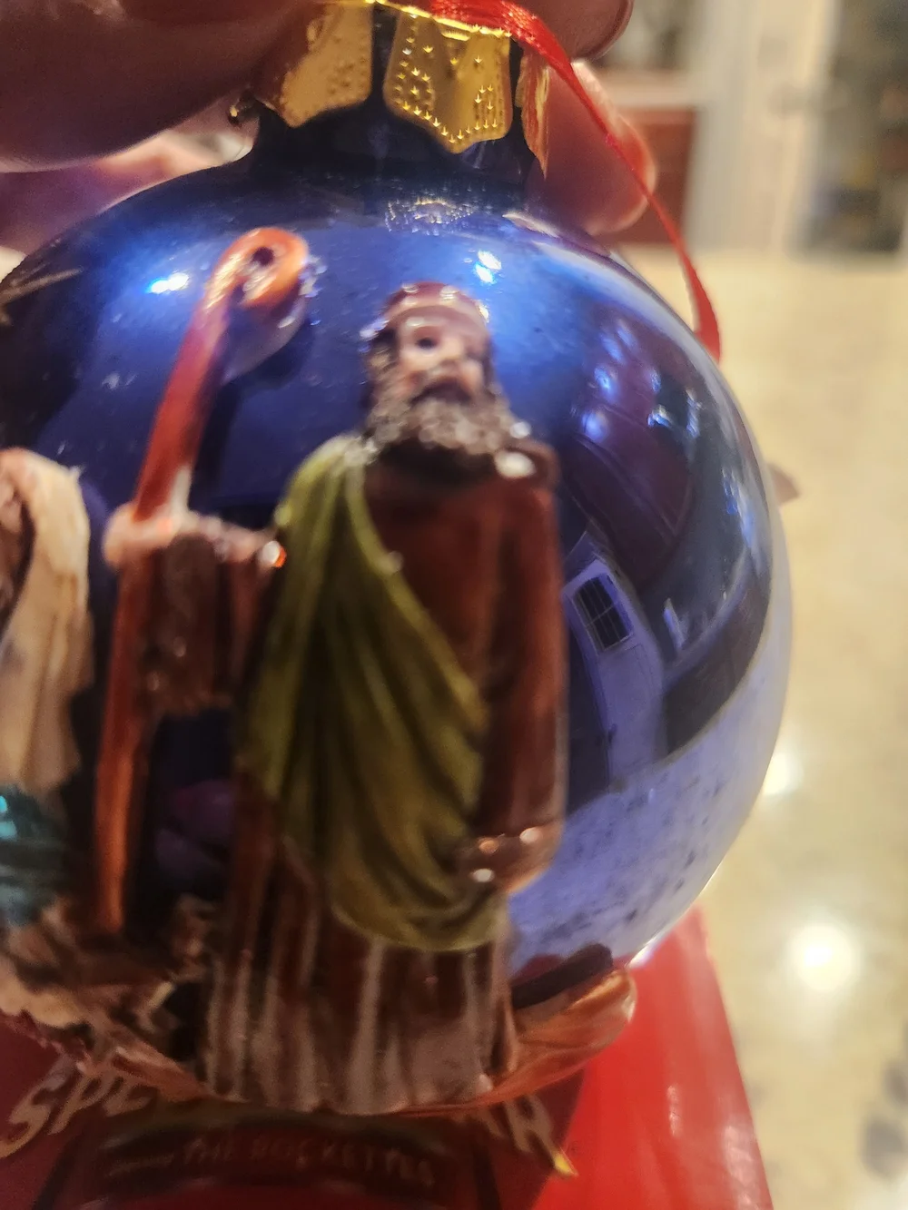 Radio City Christmas Spectacular  Hand-crafted Glass Nativity Ornament
